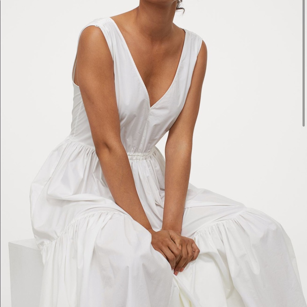 H&M voluminous full skirt dress bloggers favorite - Picture 8 of 16